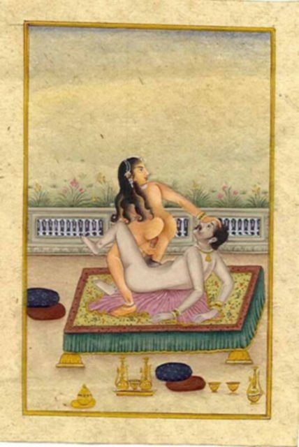 Индийская девушка ебется в разных позах из камасутры в картинках